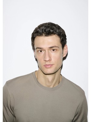 Mavi Hafif ve Esnek Kahverengi Travel Tişört 0613224-70352