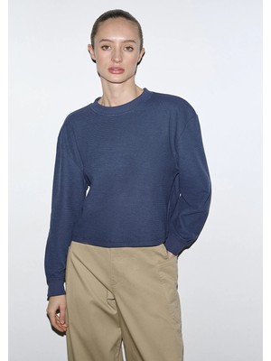 Mavi Bisiklet Yaka Lacivert Sweatshirt 1S10508-70487