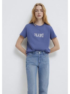 Mavi Mavi Baskılı Mavi Tişört 1612232-70757