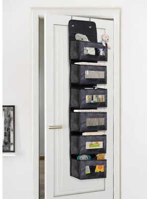 6 Bölmeli Kapı Arkası Düzenleyici, Pratik ve Şık Depolama Çözümü