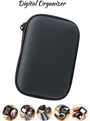 Eva Dijital USB Şarj Kablo ve Oyun Kartları Saklama Kutusu Seti