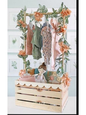 Şık ve Dayanıklı Ahşap Sepet, Ev Dekorasyonuna Doğal Dokunuş