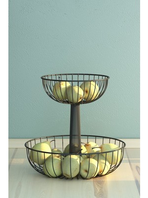 Metal Meyve Sepeti Organizer, Modern ve Şık Tasarım, Kullanışlı ve Dayanıklı