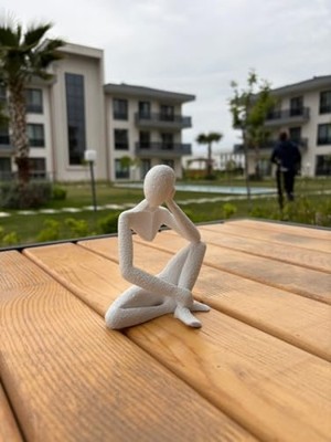 MarkEntegra Düşünen Soyut Figür - Dekoratif Modern Heykel