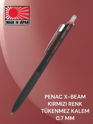 Belirtilmemiş Penac X-Beam Tükenmez Kalem 0.7 mm Basmalı