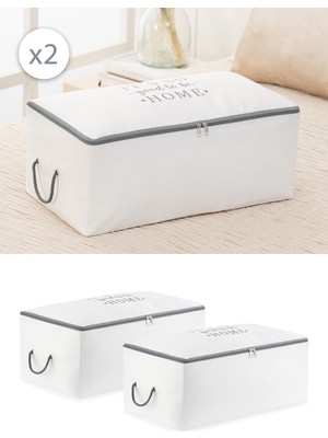 2'li Orta Boy Gri Baskılı Kazak Pike Battaniye Seti