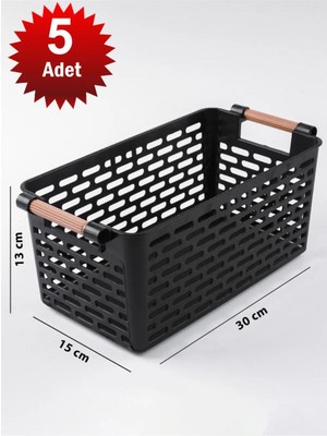 Çok Amaçlı Plastik Organizer Sepet, Dolap ve Banyo Düzenleyici