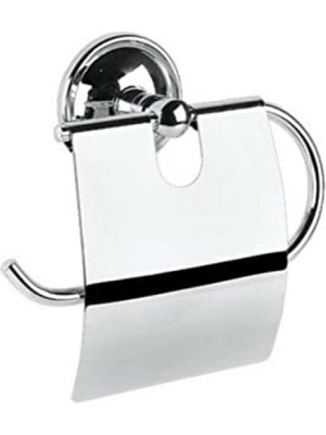 MarkEntegra Geniş Kapaklı Metal Vidalı Tuvalet Kağıtlığı Askısı