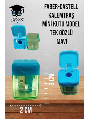 1 Adet Kalemtraş Çeşitli Modeller F-Castell %100  Kalemtıraş