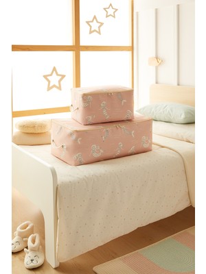 Çiftli Deniz Kızı Bebek Çocuk Yatak Altı Seti, Yastık ve Yorgan Desteği