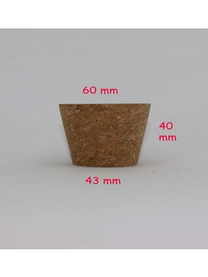 Büyük Kısa Mantar Tıpası, 60X43X40, Dayanıklı ve Kullanışlı Ürün