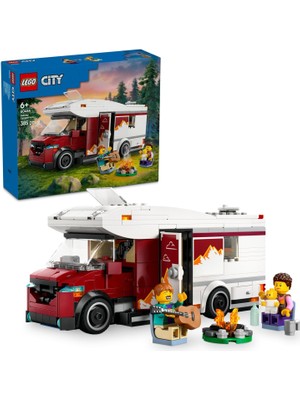 LEGO City Tatil Macera Karavanı 60454-6 Yaş ve Üzeri Çocuklar Için Yaratıcı Oyuncak Yapım Seti, Doğum Günü Hediyesi (385 Parça)