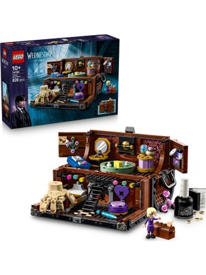 LEGO Wednesday Şey’in Dairesi 76785 – 10 Yaş Üzeri Çocuklar Için Şey, Enid Sinclair Mini Bebeği ve Aksesuarlar Içeren Koleksiyonluk Yaratıcı Oyuncak Yapım Seti, Doğum Günü Hediyesi