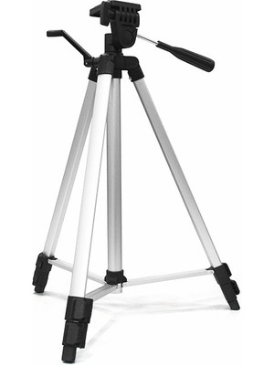 Evimdeyokyok Telefon Tripodu Ayarlanabilir Kollu 135 cm - Gümüş HDX330A