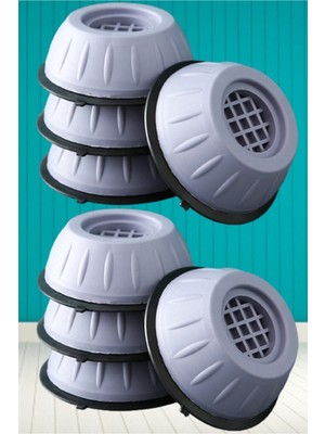 8'li Beyaz Eşya Titreşim Önleyici, Kaydırmaz Ayak Seti