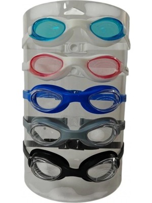 Kaia Life AF228 Gözlük Yüzücü Tpr Esnek Burun Kutulu -Kzl