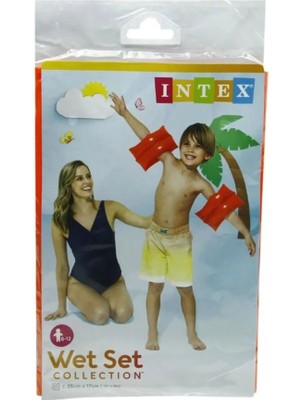 Kaia Life Intex Çift Boğumlu Kırmızı Kolluk 25X17 cm (6-12 Yaş)