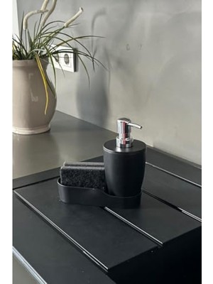 MarkEntegra Hazneli Sıvı Sabunluk - Siyah