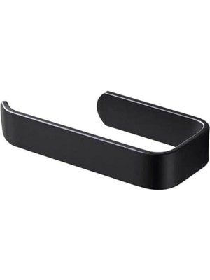 MarkEntegra Yapışkanlı Lüks Tasarım Tuvalet Kağıtlığı - Siyah