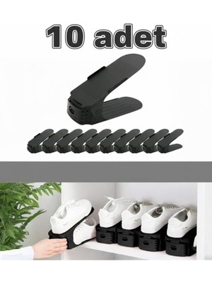 10'lu Ayakkabı Düzenleyici Rampası, Yerden Tasarruf ve Düzen Sağlar