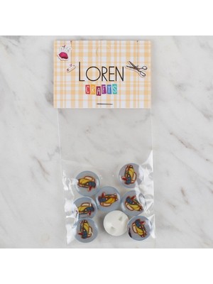 SHC4200 Crafts 8 Li Araba Düğme - 694