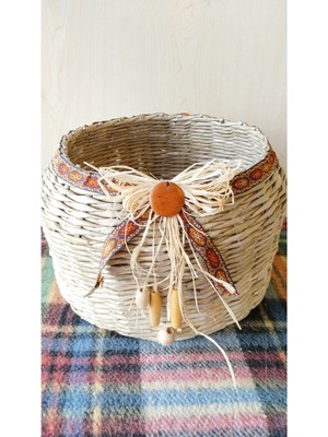 Ndan Hasır Organizer Çok Amaçlı Geri Dönüşüm Sepeti