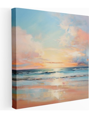 Popcas Huzurlu Gün Batımı Kanvas Tablo