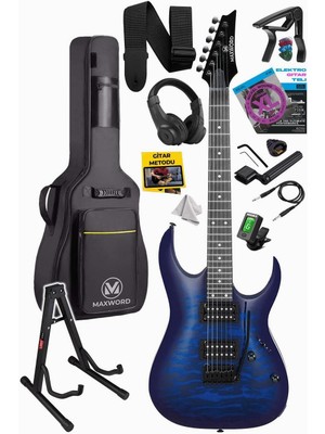 Hype Store Grade-St Blue Rosewood Klavye Hh Yüksek Kaliteli Elektro Gitar