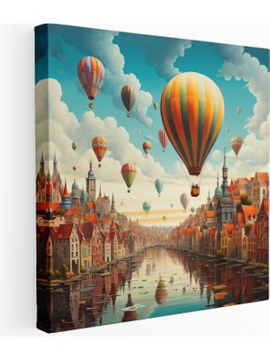 Popcas Havada Huzur Kanvas Tablo