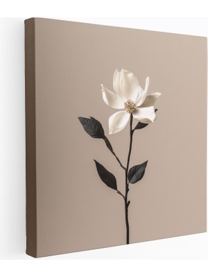 Popcas Minimalist Manolya Kanvas Tablo Minimalist Tasarım Duvar Dekorasyonu