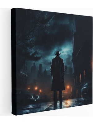 Popcas Pulp Fiction Duvar Sanatı Kanvas Tablo Sokak Lambası