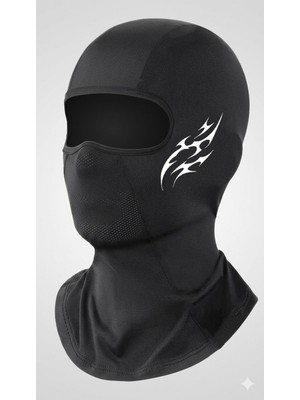 Flex Premium Reflektörlü Siyab Kar Maskesi Modelleri 1 Balaklava Balaclava Motorsiklet Scooter Bisiklet Spor