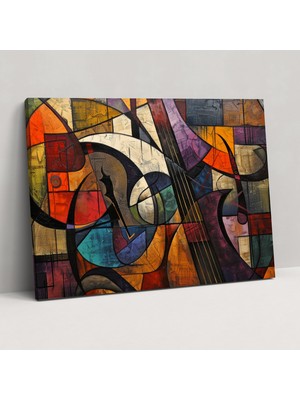 Popcas Kübizm Sanatı Pablo Picasso Kanvas Tablo Duvar Dekorasyonu