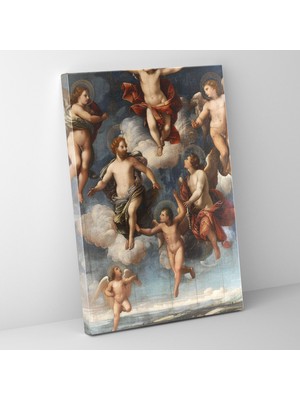 Popcas Raffaello Sanzio Tarzı Kanvas Tablo Ev Dekorasyonu Için Duvar Sanatı