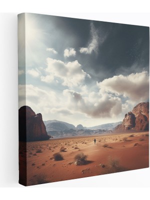 Popcas Dünyanın En Güzel Manzaraları - Çöl Manzaralı Kanvas Tablo - Dünyanın En Güzel Manzaraları Ev Dekorasyonu Genişlik