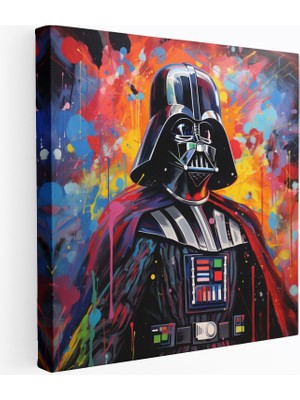 Popcas Star Wars Kanvas Tablo - Soyut Darth Vader Duvar Sanatı - Star Wars Kanvas Duvar Sanatı Duvar Dekorasyonu