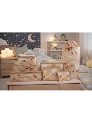 6'lı Çok Amaçlı Bavul ve Çamaşır Organizatörü, Oyuncak ve Bebek Sepeti