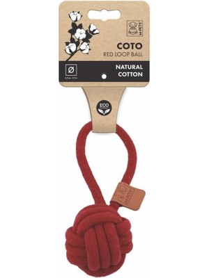 Hype Store Red Loop Ball 6,5cm Çekmeli Örgü Top Oyuncak