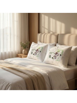 Duruclass Mikrofiber Yastık 2ADET 800GRAM 50X70 - Silikon Elyaf Dolgulu Destek