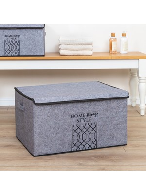 Çok Amaçlı Keçe Kapaklı Mega Plus Kutu 57X41X31 cm