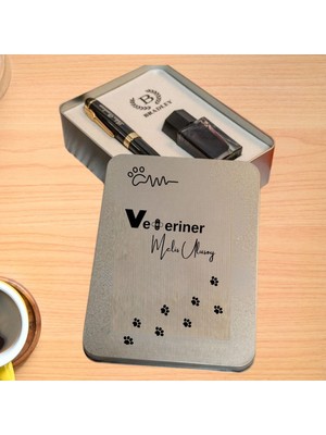 Hediye Vakti Veterinerlere Özel Isim Yazılı Dolma Kalem Seti – Kişiye Özel Prestij Hediye Kalemi