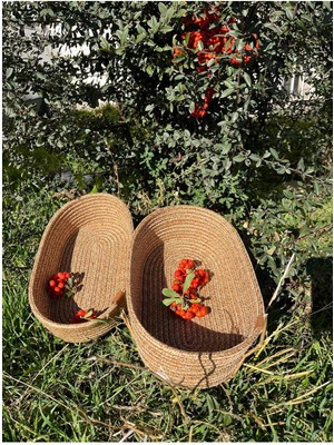 Çiftli Sepet Takımı 30X19 ve 27X17 Cm, Organize ve Hediye Seti