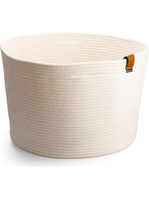 Büyük Boy Çok Amaçlı Ahşap Sepet, Şık ve Dayanıklı Depolama Çözümü