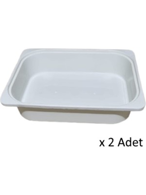 Pratik Çamaşır ve Mutfak Sepeti, 2'li, Dayanıklı Plastik, Çok Amaçlı