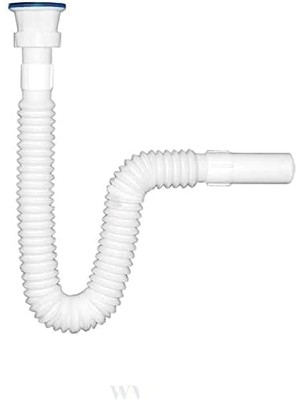 Storemax 1.kalite Paslanmaz Çelik Süzgeçli Lavabo Gider Hortumu/körüklü Lavabo Sifonu/eviye Gider Borusu (75 Cm)