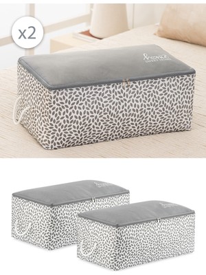 2'li Orta Boy Gri Battaniye ve Pike Seti, Şık ve Kullanışlı Tasarım