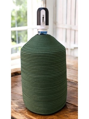 Doğal Jüt Hasır Görünümlü Damacana Kılıfı, Şık ve Koruyucu Tasarım