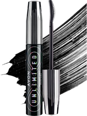 Avon Unlimited Hacim Verici Kirpiklere Kalkık Görünüm Veren Maskara 10 Ml Ultra Black Büyük Boy