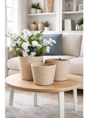 Çok Amaçlı 3'lü Sepet Saksılık Düzenleyici Seti