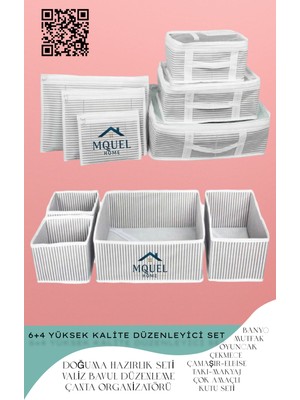 Pratik ve Şık Çok Amaçlı Valiz Düzenleyici ve Kutu Seti